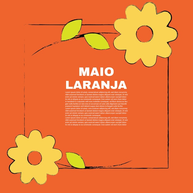 Maio Laranja Campagne Contre La Recherche Sur La Violence Des Enfants 18 Mai écrit En Portugais