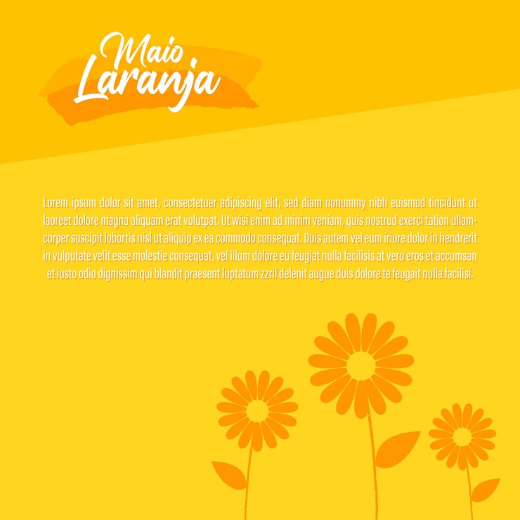 Maio laranja campagne contre la recherche de la violence des enfants 18 mai jour