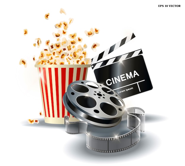 Maïs soufflé cinématographique pour cinéma et bobine de cinéma en ligne avec film cinéma en ligne cinéma co
