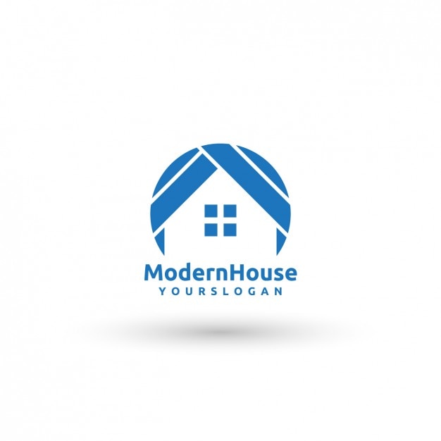 Vecteur maison moderne logo template