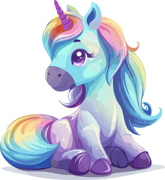 La majestueuse licorne au galop dans la fantaisie