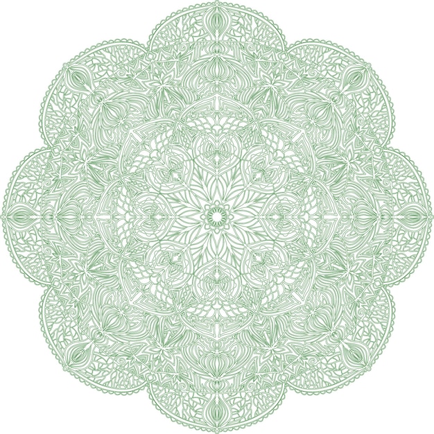 Mandala Abstrait Coloré