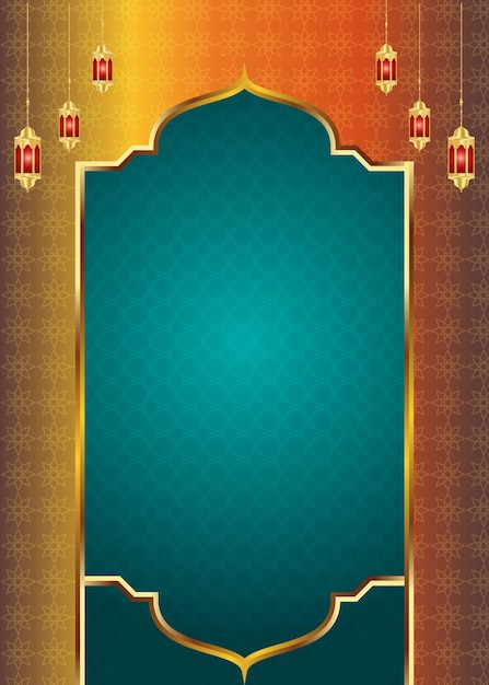 Vecteur mandala arabesque en carte d'invitation ramadan ramadhan ornement islamique shab e barat fond