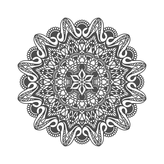 Mandala D'art Impressionnant Et élégant