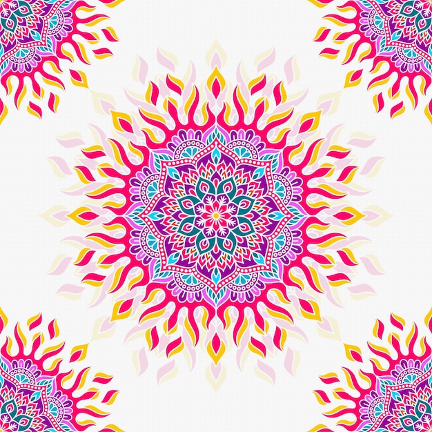 Vecteur mandala coloré