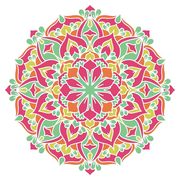 Mandala coloré