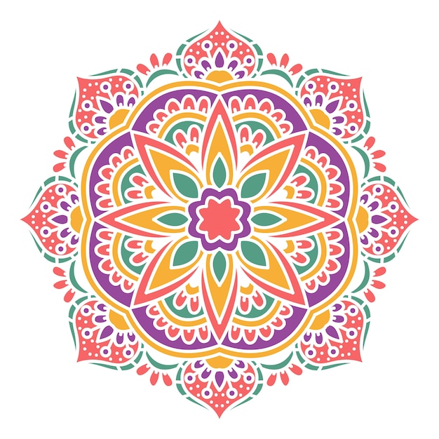 Mandala Coloré