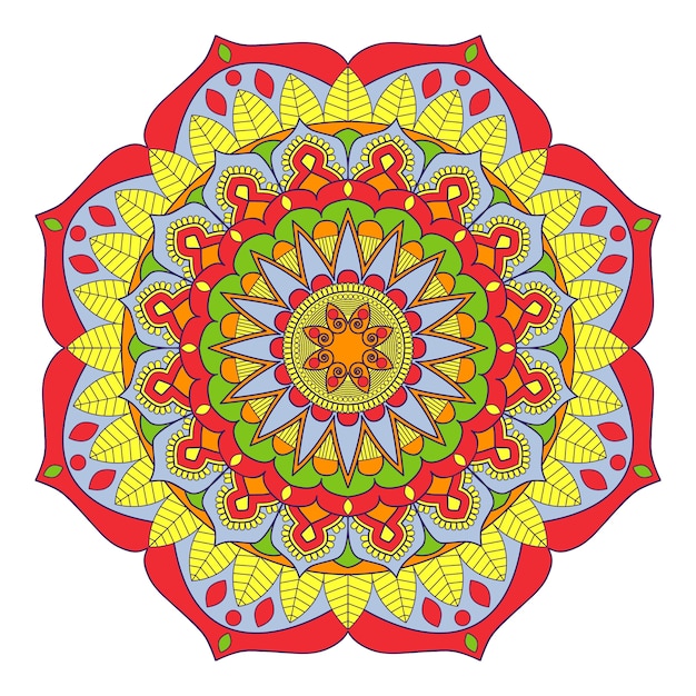 Mandala coloré