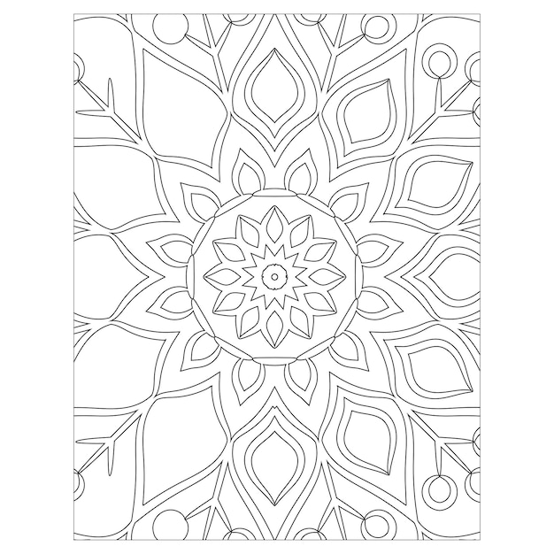 Mandala. coloriage