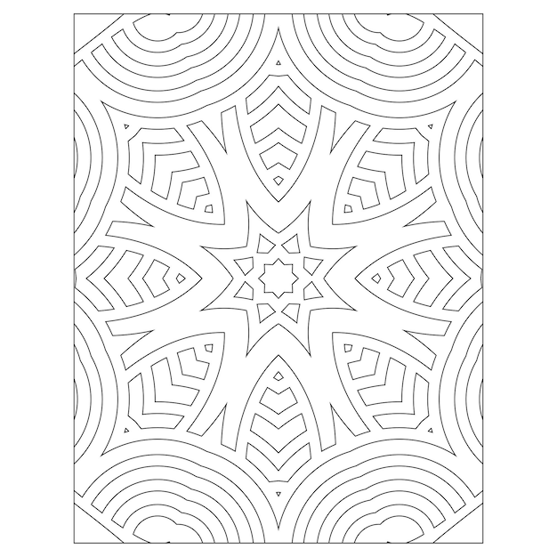 Mandala. coloriage