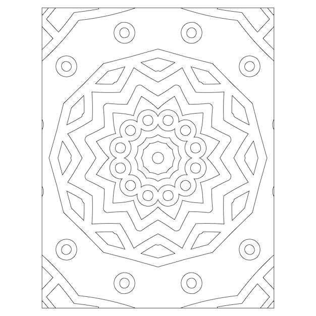 Mandala. Coloriage