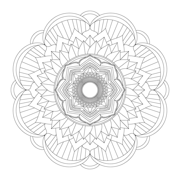 Mandala. Coloriage