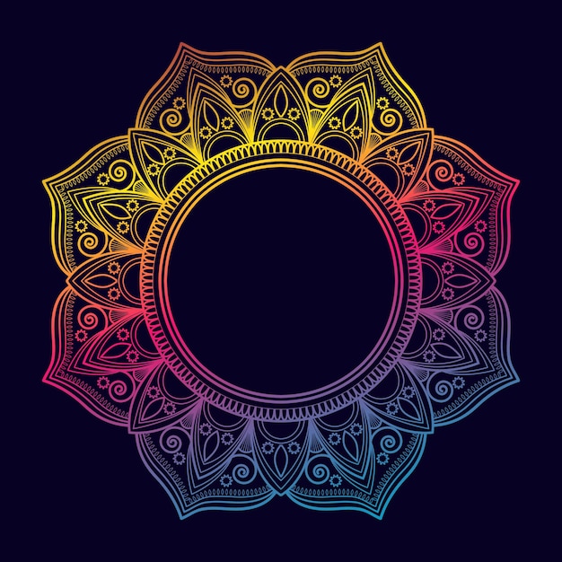 Mandala De Contour