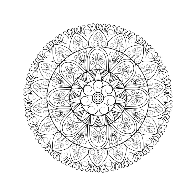 Vecteur mandala design vector elements illustrations design graphique oriental