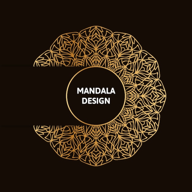 Mandala Doré Classique