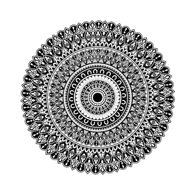 Mandala Éléments décoratifs vintage Illustration vectorielle de motifs orientaux