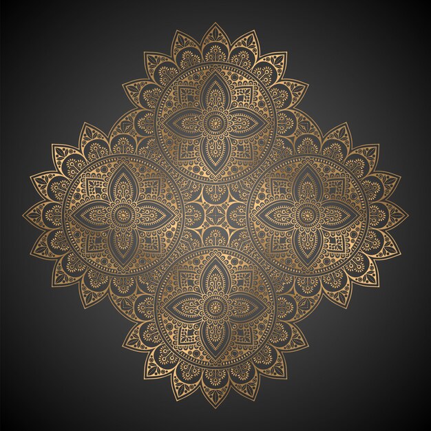 Mandala D'entrelacs De Luxe