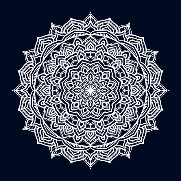 Le mandala est rond.