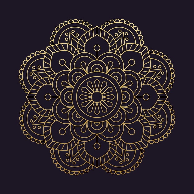 Mandala Fleur Belle Vecteur