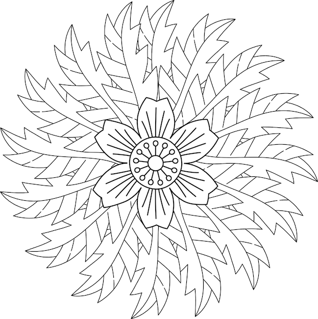 Mandala Fleur