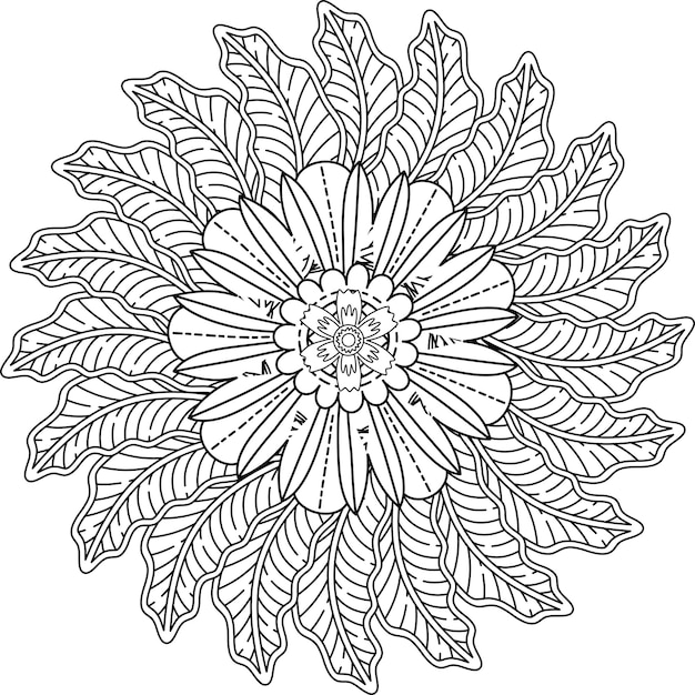 Mandala Fleur