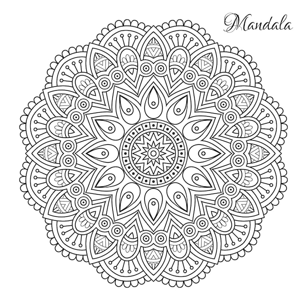 Mandala De Fleurs.