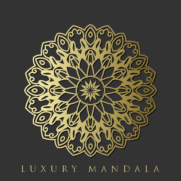 Mandala Floral Décoratif Luxueux