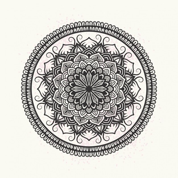 Mandala floral élégant