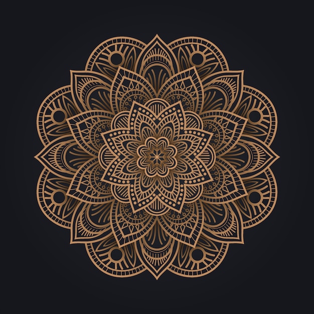 Mandala Golden Arabesque