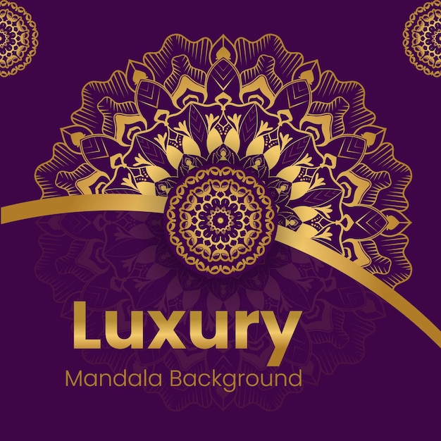 Mandala de luxe conçu par un mandala vectoriel avec des fleurs et des mandalas colorés