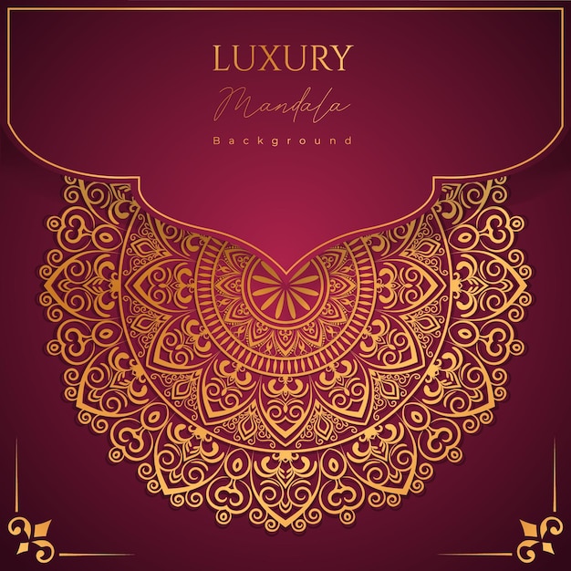 Mandala De Luxe Motif De Fond Arabesque Gratuit