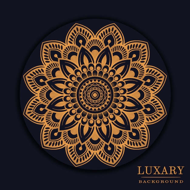 Vecteur mandala de luxe