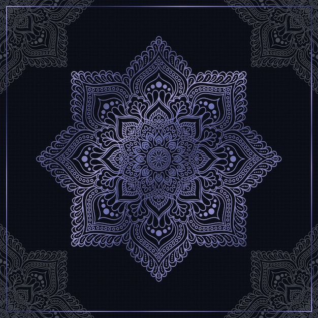 Vecteur mandala de luxe