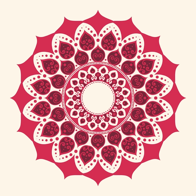 Vecteur mandala numérique