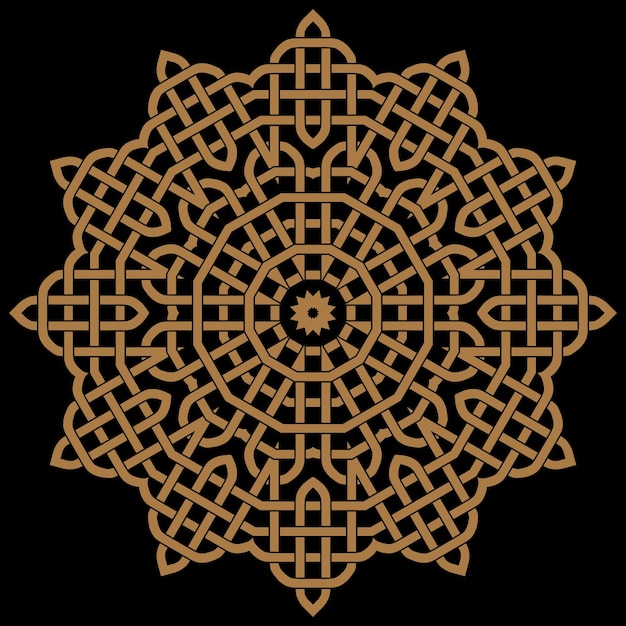 Un mandala d'or