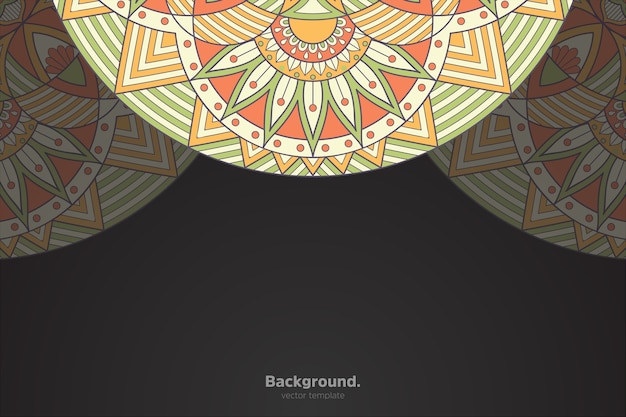 Mandala Oriental Abstrait