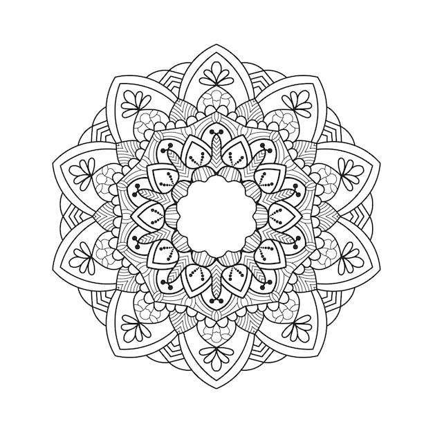 Mandala d'ornement de Noël