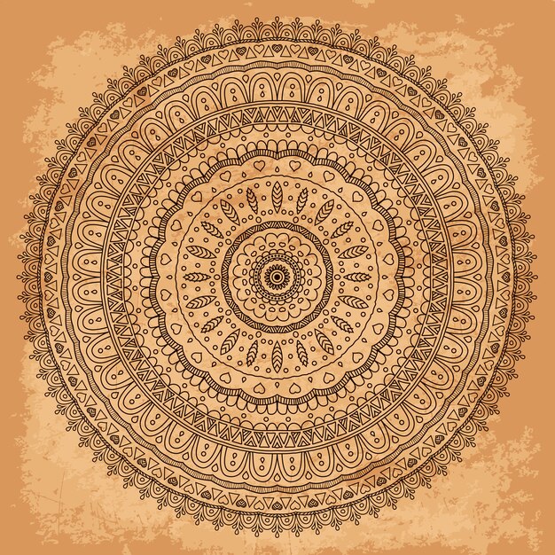 Mandala. Ornement Rond