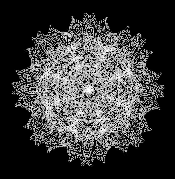 Mandala Ornemental Abstrait