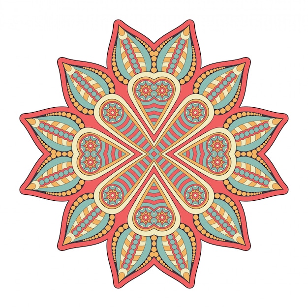 Mandala de vecteur