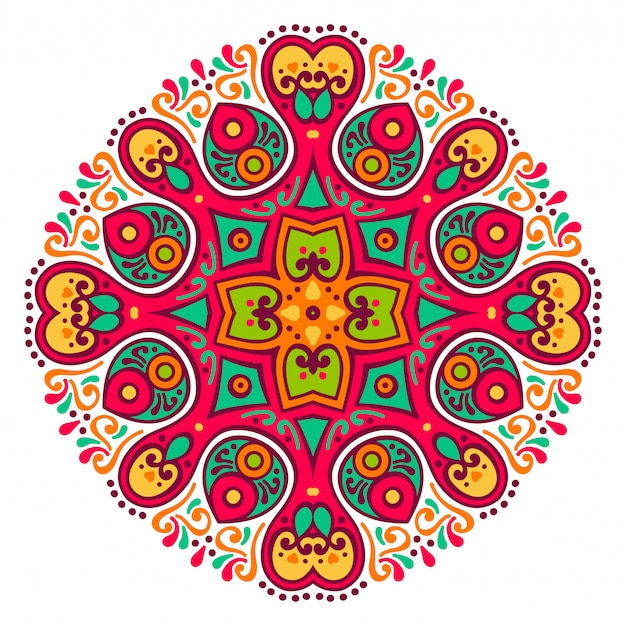 Mandala de vecteur