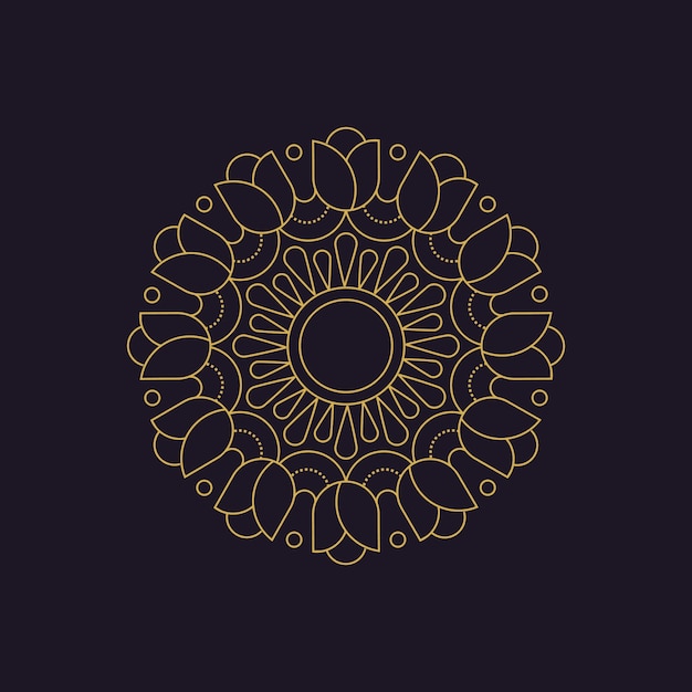 Mandala-vector Logo / Icône Illustration