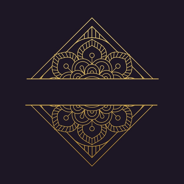 Mandala-vector Logo / Icône Illustration