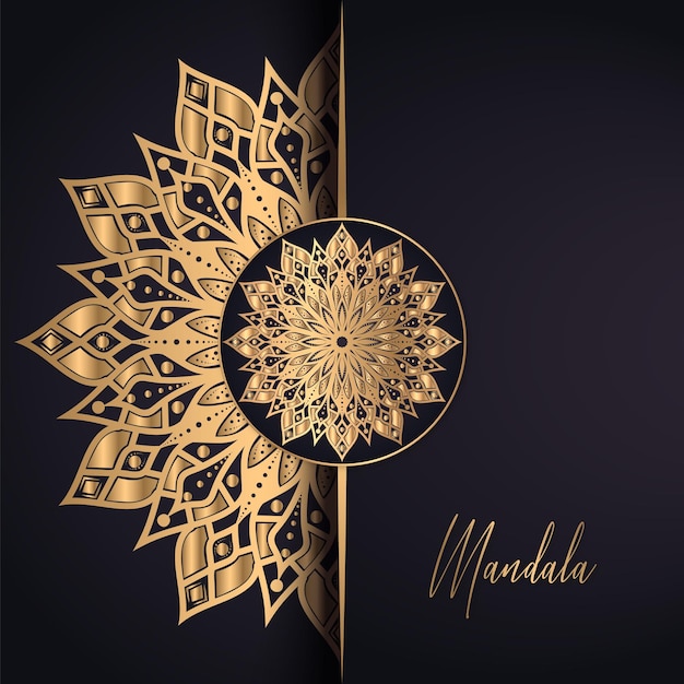 Mandala Vectoriel De Luxe Bd