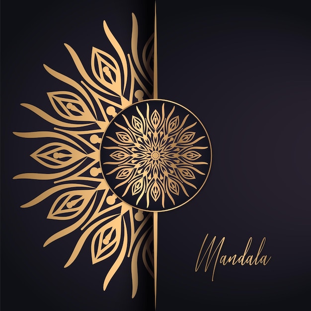 Mandala Vectoriel De Luxe Bd