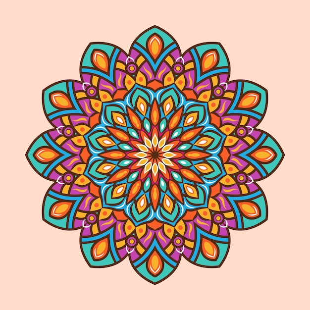 Mandalas Colorés Pour Livre De Coloriage. Ornements Ronds Décoratifs