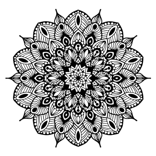 Vecteur mandalas livre de coloriage