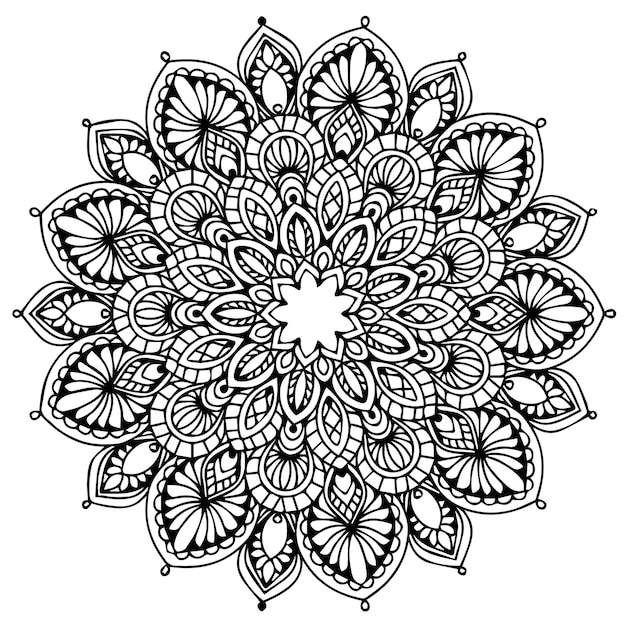 Mandalas Livre De Coloriage