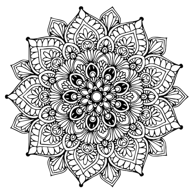 Mandalas Livre De Coloriage