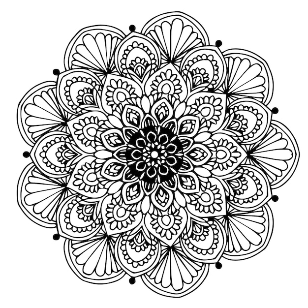 Vecteur mandalas livre de coloriage